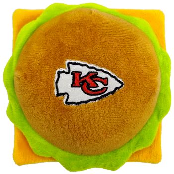 Kansas City Chiefs- Plush Hamburger Toy